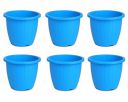 GTB Set of 6 Duro Flower Pot 8 inches for Gardening,Indoor/Outdoor Planter...