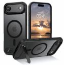 GUAGUA for iPhone Air Case Compatible with MagSafe iPhone Air Magnetic Case Translucent Matte Skin Feeling Shockproof Protective Anti-Scratch Case for Phone Air 6.5", Black...