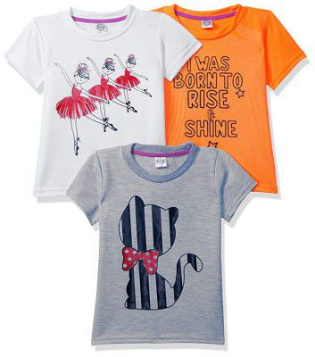 Gubbarey Girls Regular fit T-Shirt