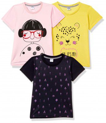 Gubbarey Girls Regular Fit T-Shirt