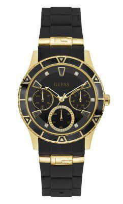 Guess Analog Black Dial Womens Watch-W1157L1