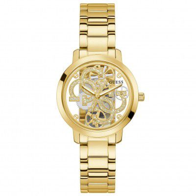 GUESS Analog Clear Dial Mens Watch-GW0300L2