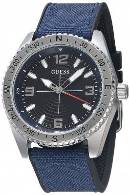 GUESS Analog Silver Dial Unisex-Adult Watch-GW0328G1