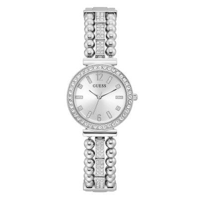 GUESS Analog Silver Dial Womens Watch-GW0401L1