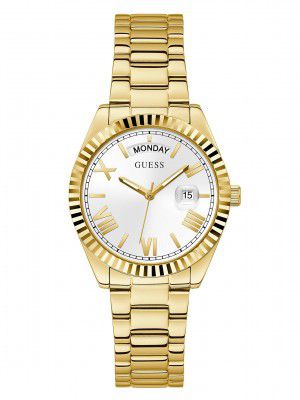 GUESS Analog White Dial Womens Watch-GW0308L2