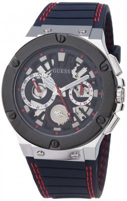 GUESS Circuit Collection Analog Black Dial Mens Watch-GW0487G1