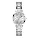 GUESS Crystal Clear Collection Analog Silver Dial Women Watch-GW0470L1...