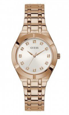 GUESS Crystalline Collection Analog White Dial Women Watch-GW0114L3
