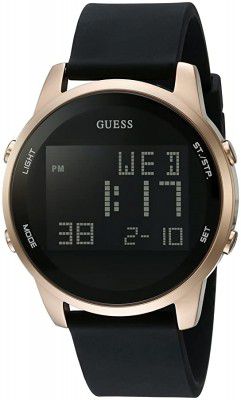 Guess Digital Black Dial Mens Watch-U0787G1