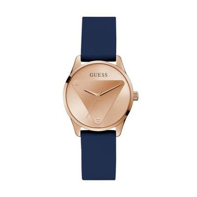 GUESS Emblem Collection Analog Rose Gold Dial Women Watch-GW0509L1