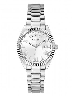GUESS Luna Collection Analog White Dial Womens Watch-GW0308L1
