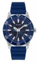 GUESS Mens 46 mm Quartz Blue Dial Silicone Analog Watch - GW0420G1...