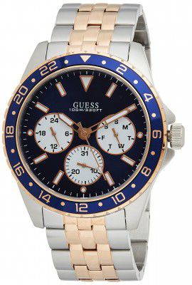 Guess Odyssey Analog Blue Dial Mens Watch - W1107G3