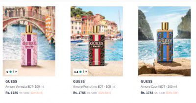 GUESS Perfumes at FLAT 80% OFF