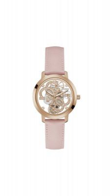 GUESS Quattro Clear Collection Analog Rose Gold Dial Women Watch-GW0383L2