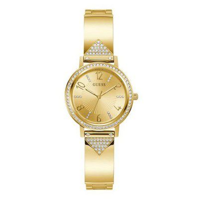 GUESS Tri Luxe Collection Analog Gold Dial Women Watch-GW0474L2