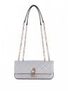 GUESS Women Solid Structured Shoulder Bag...