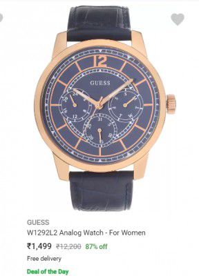 Guess Wrist Watches at Up to 87% off