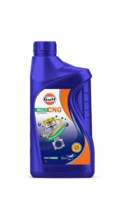 GULF MULTI CNG 20W-40 - [1 L] API SG/CD Car Engine Oil with Anti-Wear Technology for Reduced Maintenance Cost