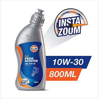 GULF Pride Scooter SAE 10W-30 - Superior Performance 4-Stroke Engine Oil for Scooters [800 ML]