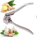 GURUSEVA Stainless Steel Garlic Press Squeezer Presser Ginger Masher Crusher and Lemon Juicer Kitchen Tools...