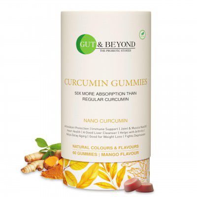 Gut & Beyond Turmeric Curcumin Gummies - 60 Count