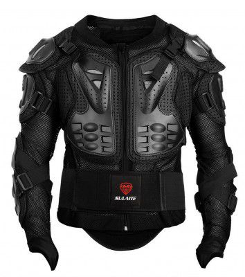 GuTe Motorcycle Protective Jacket,Sport Motocross MTB Racing Full Body Armor Protector for Men