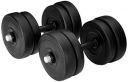 GYM INSANE Dumbbell Set, 8Kg Adjustable Dumbbell Set With 1 Pair of Adjustable Dumbbell Rods with PVC Dumbbell Plates, Home Gym Combo, Exercise & Fitness Sets...