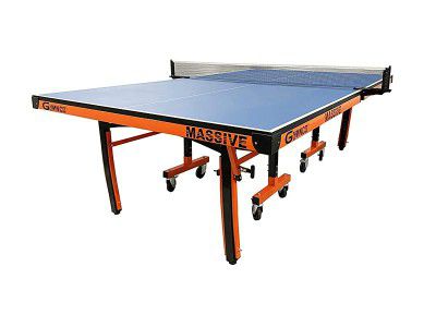 GYMNCO Waterproof Massive Outdoor 12 mm Top Table Tennis Table with 100 mm Wheel and Levellers