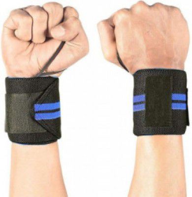 GymWar Wrist Band, Fitness Band , Exercise for Men & Women Fitness Band  (Blue, Pack of 2)