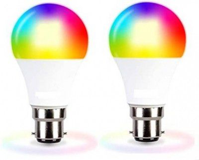 H Decor 9 W Decorative B22 D LED Bulbac (Multicolor, Pack of 2)