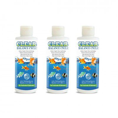 H K pramukh Automatic Fish Tank Cleaner Liquid Suitable | Pack of 3 (100ML Each)