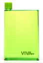 H2O Memo Water Bottle Flat Reusable by Celebration (Green)...