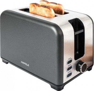 Hafele Amber 2 Slot Pop-up Toaster 930 W Pop Up Toaster  (Grey)