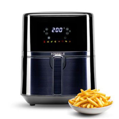 Hafele NOIL Lite 4.5L Digital Air Fryer with 360° Rapid Air Technology & Touch Panel 1500W (Brushed Steel)