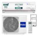Haier 1.5 Ton 4 Star Triple Inverter Smart Split AC (5250 Watts, Copper, 7 in 1 Convertible, Cools at 60°C - HSU18K-PYFR4BN-INV, White)...