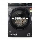 Haier 12Kg, 5 Star, AI Smart Wash, Hygiene Refresh, WiFi Fully Automatic Front Load Washer (EFL120-DM14IEIS8U1 | Dark Jade Silver)...