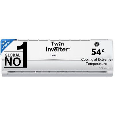 [Extra Rs.2500 Off] Haier 1.25 Ton 3 Star Twin Inverter Split AC (Copper, 5 in 1 Convertible - HSU15V-TMS3BE-INV, 2024 Model)