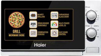 Haier 20 L Convection Microwave Oven  (HIL2002GSPB, SILVER)