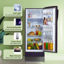 Haier 205 L, 5 Star, Direct-Cool Single Door Refrigerator with Base Stand (HED-215MRB-N, Marine Rose, Base Stand Drawer)...