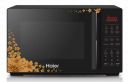 Haier 22L Convection Microwave (HIL22ECCFSD, Black, Floral Pattern)...