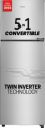 Haier 240 L Frost Free Double Door Top Mount 3 Star Convertible Refrigerator (Moon Silver, HEF-253GS-P)...