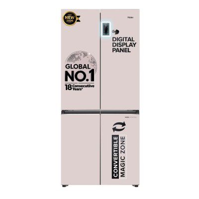 Haier 520 L 3 Star Lumiere Frost Free Triple Inverter French Door Side by Side Refrigerator (HRB-600MP)