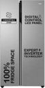 Haier 596 L Frost Free Side by Side Convertible Refrigerator  (Shiny Steel, HES-690SS-P)...