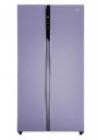 [Extra 8500off] Haier 596 L Frost Free Inverter Side by Side Refrigerator (HES-690IM-P)...