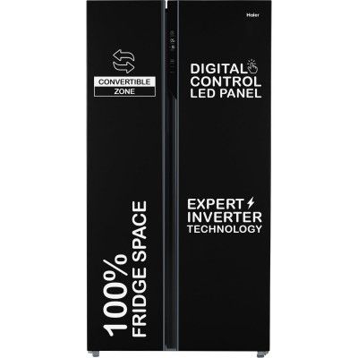 Haier 630 L Double Door Side By Side Refrigerators (HRS-682KS)