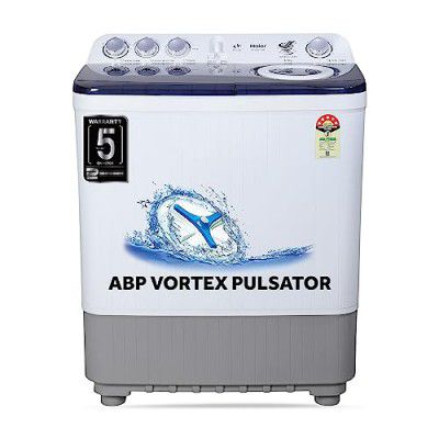 Haier 8 Kg 5 Star Rating Semi Automatic Top load Washing Machine (HTW80-186)