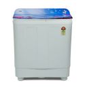 Haier 9.5 Kg 5 Star Voltex Pulsator Semi-Automatic Top Load Washing Machine (HTW95-178, 2023 Model, Flowers World)...