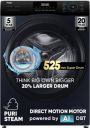 Haier 9 kg AI with Direct Drive Technology, Fully Automatic Front Load Washing Machine (EFL90-DM14IBIEBK)...