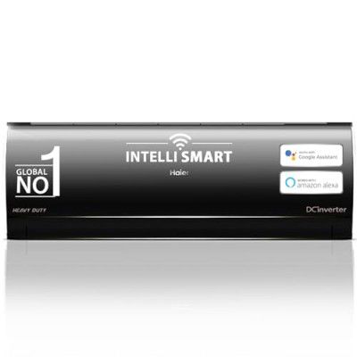 [Extra 9500 Off] Haier Dark Edition 1.5 Ton 5 Star Heavy Duty Wi-Fi Hexa Inverter Smart Split AC (5460W- HSU19K-PZFB5BN-INV)